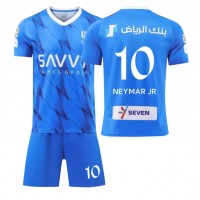 Al-Hilal Neymar Jr #10 Fotballklær Hjemmedraktsett Barn 2023-24 Kortermet (+ korte bukser)